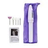 Portable Electric Nail Drill Kit Set Battery Manicure Pedicure Grinding Burnishing Machine Personal Manicure and Pedicure Kit