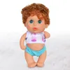 9Inch Cute Reborn Baby Dolls Realistic Dummy Fashion Dolls Looking Soft Vinyl Silicone Lifelike Dolls