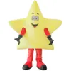 Remise Costume de mascotte étoile de luxe de vente d'usine EVA avec ventilateur aire de jeux carnaval