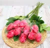 Konstgjorda blommor Real Touch Rose Blommor, Heminredningar för bröllopsfest eller födelsedag GB520