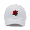 Fashion Rose Rose Rose Righted Cotton Baseball Caps Solid Snapback Cap Hat Regolable Dad Hat Whole Hat2846359