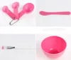 Ny hälsa 4 i 1 DIY ansiktsmask Mixing Bowl Brush Spoon Stick Tool Face Care Set High Quality XB19321262