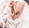 Baby Girl Turban Opaska na głowę solidne łuk węzeł fryzjerskie dziewczęta elastyczne głowa głowa