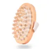 Nieuwe Houten Handled Natuurlijke Houten Massager Body Borstel Cellulite Reduction Massage Borstel Exfoliate Schone Borstel F3489