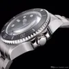 Лучшие мужские часы Deep керамический ободок SEA-Dweller Sapphire Cystal из нержавеющей стали с Glide замок Застежка автоматические механические мужские часы