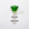 14.4mm Thick Glass Bowl Slides for bong pink black funnel male handle Smoking Accessories Water Pipe Bongs male bowls heady pipes slide