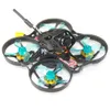 Geelang anger 75x 75mm 4s Whoop FPV Racing Drone avec F4 OSD 12A BLHELI_S 5.8G 200MW VTX CADDX EOS V2 CAM BNF - Récepteur Flysible Compatible