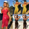 Mulheres 2 pcs biquíni conjuntos mulheres lace sexy verão crochet banho de banho biquíni biquíni biquini biquinis encoberto vestido praia sexy vestido de malha