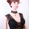 Dantel Gotik Dövme Gerdanlık Kolye Cadılar Bayramı Kadınlar Vintage Kristal Bildirimi Kolye Punk Yaka Elbise Chokers Parti Takı Hediye