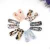 Femme Girl Vintage Leopard Resin Clips de cheveux Duckbill Snap Clip Tortoise Slide Slide Barrette Hair Hair Accessories Girls Party 5535078