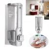 Wandmontage Zeepdispenser Plastic Hand Zeep Dispenser Vloeibare Desinfectie Hand Sanitizer Douche Shampoo Dispensers OOA8097