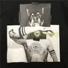 Maglietta da uomo con stampa geometrica di alta qualità Magliette firmate Camisetas Stampa di montaggio testa di cane T-shirt in cotone unsex tee2909