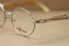 Großhandelsdesigner Hot Round 7550178 White Buffalo Horn Brillen Computerbrille Rahmengröße: 55-22-135 mm