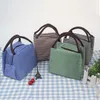 8styles listrado Lunch Bag Protable térmicas Duplas Campus Food Bags Bolsa Tote impermeável piquenique Caixa de armazenamento Containers GGA3241-1