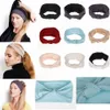 Mulheres com Nó Cruz estiramento Ampla Headband Sports Yoga Headwrap Acessórios Cabelo Hairband Turban Chefe das senhoras da faixa 600pcs