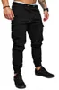 2018 Pantaloni casual da uomo Tinta unita Pantaloni sportivi Harem Uomo Coon Multi-tasca Sportwear Pantaloni larghi e comodi Pantaloni da uomo