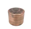 Hot-Selling Bronze Zink Eloy Smoke Grinder graverade fyrskikts r￶kkvarnfabrik Direkts￤ljande r￶kbeslag