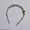 Regalos de fiesta, diadema de perlas doradas hecha a mano a la moda, horquilla para el pelo para mujer, accesorios delicados favoritos para tocado 3156