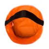 Polka Dots Halloween Eimer Partykorb Orange Schwarz Polyester Halloween-Einkaufstasche Halloween-Süßigkeitenkörbe DOM1046