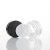 Clearfrosted Glass Burs 3G 5G 7G Cosmetic Jar med inre PP -foder för hand ansikte Cream Lip Balm Lotion8337939