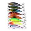 Plastik Balıkçılık tekne Minnow 7cm 8G Japonya kanca mücadele minnow Swimbait balıkçılık 16pc HENGJIA 70mm Balıkçılık cazibesi