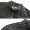 Veste en cuir Vintage pour femmes, manteau de moto Punk, veste en Faux PU, grande taille, vêtements d'extérieur, fermeture éclair, manteaux Slim pour dames