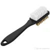 2-Sided Cleaning Brush Rubber Eraser Set Fit for Suede Nubuck Shoes Steel + plastic + rubber Boot Cleaner