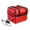 12V pizza insulation package thermostat heated suitcase Ice pack travel takeaway box lunch bag food delivery outdoor handbag water224f