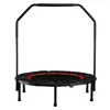 Mini Trampoline pliable Fitness Rebounder avec poignée en mousse Trampoline d'exercice de saut pour enfants adultes intérieur maison jouer