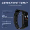 Android akıllı İçin M4 Akıllı Bileklik Bilezik Spor Tracker İzle Sport Nabız Tansiyon Smartwatch 0.96 inç bant