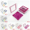 3D Mink Package Cils diamant Boîtes Faux Cils Place Emballage vide Boîte Cils Case Lashes Boîte Conditionnement 32styles RRA3053