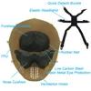 Tactical Airsoft Cosplay Schedel Masker Apparatuur Outdoor Schieten Sport Bescherming Gear Full Face NO03-101