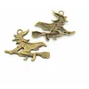 100PCS / серия Antique Silver Bronze покрыл Witch Подвески Подвески для изготовления ювелирных изделий браслет аксессуары DIY 37x31mm