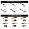 Magnetischer Eyeliner, flüssiger Eyeliner, dicht, schwarz, schweißfest, langlebiges Augen-Make-up, schnell trocknend, Magnete, Eyeliner, Kosmetika, einfach zu tragen