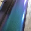 Bukalemun İnci Matt Metalik Mor Mavi Vinil Araba Sarma Folyo Hava Serbest Bırakılmış Chameleon Araç Çıkartma Çıkartma