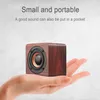 Träsubwoofer trådlös Bluetooth -högtalare Portable Mini Phone Stereo Manufacturers Creative Small Wood Bluetooth Speaker House3097301