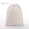 Linen Drawstring Pouch Bags Reusable Shopping Bag Party Candy Favor Sack Cotton Gift Packaging Storage Bags DHL WX9-1488