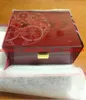 Relógio vermelho nautilus super qualidade, caixa original, papel, cartão, caixas de madeira, bolsa para aquanaut 5711 5712 5990 5980 watch327d