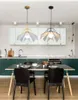 Ny nordisk kreativ restaurang café ljuskrona enkel personlighet stilig sovrum vardagsrum dekoration matbordet ljuskrona