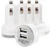 Universal 5V 2.1a Dual USB-portar Mini Micro USB Billaddare Power Adapter för Samsung S20 Google Android Phone GPS Tablet PC Fabriksförsäljning