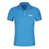 Luxe Polo Heren T-shirts Balr Street Tide Brand Short-Mouwen Ronde hals Losse Katoenen Katoenen Mannen Persoonlijkheid Heren T-shir