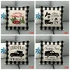 45x45cm Christmas Pillow Case Cover Merry Christmas Plaid Throw Cushion Cover Xmas Tree Elk Car Sofa Pillow Cover Home Decoration DBC VT1161