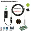 8mm lens wifi endoscoop zachte kabel 1-10m waterdichte inspectie camera endoscope borescope voor iOS tablet pc telefoon