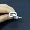 3.5mm 남성 Aux 오디오 플러그 잭 - USB 2.0 여성 변환기 코드 케이블 자동차 MP3 음악 삼성 S5 S6 휴대 전화