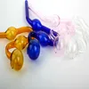 5 pcs Coloré Serpent Verre Pipes À Fumer Brûleurs À Huile Bongs Pipe À Eau Narguilés Épais Pyrex Fumer Pot