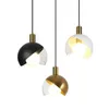 Moderne glazen lampenkap hanglamp glas bal nachtkastje opknoping lamp keuken E27 drop light lamp salon glans ophanging keuken