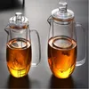 Infuseurs à thé théière domestique être capable de résister à haute température filtre intérieur passoire en verre infusion fleurs feuilles racines etc303Q