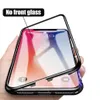 Metal Case magnetico per caso della copertura magnetica adsorbimento iPhone XS MAX Corpo 360 completo per iPhone XR Samsung Note 9 S9 Inoltre S8 con il sacchetto di OPP