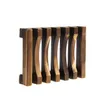 Natural Wooden Bamboo Soap Dish Tray Holder Storage Soap Rack Plate Box Container for Bath Shower Plate Bathroom YD0357