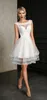 2019 tanie krótkie sukienki balowe klejnotowe koronkowe aplikacje bez pleców koktajlowe sukienki wieczorne sukienki Bien Disvy Made Made Suknie 2428